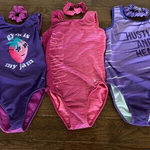 3 Destira Leotards-Size Child Medium